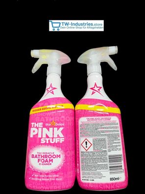 850ml Brhälter Pink Stuff The Miracle Bathroom Foam Cleaner 750 ml