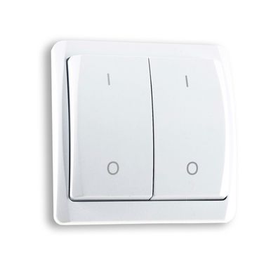 ISOLED IR-PANEL Control 2-fach Funk-Wandsender batteriebetrieben (A23 12V enthalten