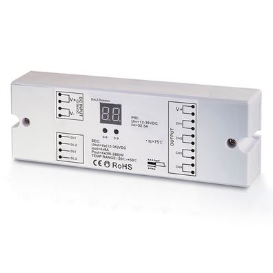 ISOLED DALI DT6 1 oder 4 Adressen PWM-Dimmer 1 oder 4 Kanal 12-36V 4x8A 48V 4x4A