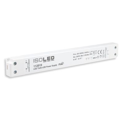 ISOLED LED Trafo 24V/DC 0-30W SELV ultraflach ultraschmal