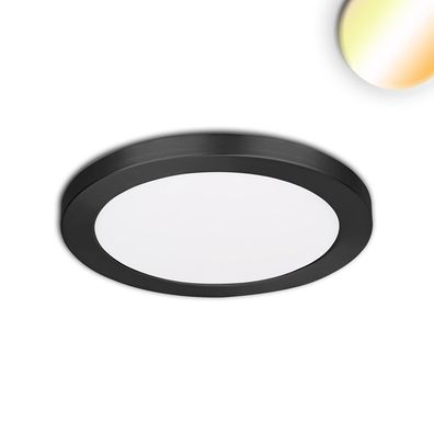 ISOLED LED Aufbau/Einbauleuchte Slim Flex 6W schwarz ColorSwitch 3000|3500|4000K