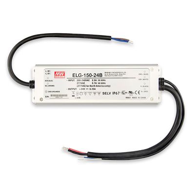 ISOLED LED Trafo MW ELG-150-24B 24V/DC 0-150W 1-10V (60-150W) dimmbar IP67 SELV