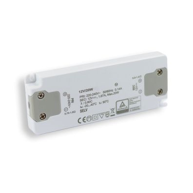 ISOLED LED Trafo 12V/DC 0-20W ultraflach