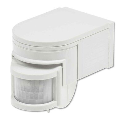 ISOLED PIR Bewegungsmelder weiß 230V max. 4A 180° max. 10m Detektionsradius IP44 Au