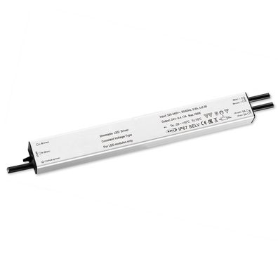 ISOLED LED PWM-Trafo 24V/DC 0-60W Push/DALI-2 dimmbar IP67 SELV flach ultraschmal