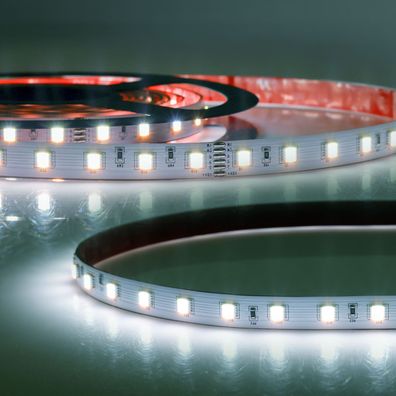 ISOLED LED SIL RGB+WW+KW CCT Flexband 48V DC 17W IP20 5in1 Chip 10m Rolle 60 LED/m