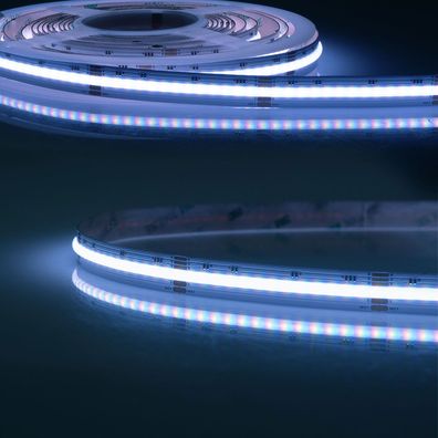 ISOLED LED AQUA COB RGB+WW Linear Flexband 24V DC 20W IP68 5m Rolle 896 LED/m
