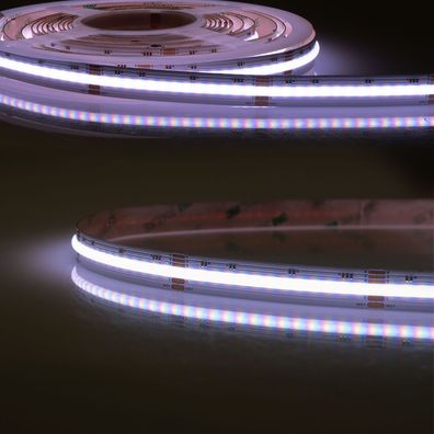 ISOLED LED AQUA COB RGB Linear Flexband 24V DC 14,4W IP68 5m Rolle 840 LED/m