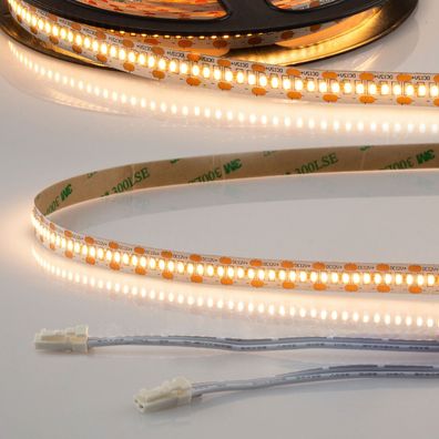 ISOLED LED CRI925 MiniAMP Flexband 12V DC 6W IP20 2500K 500cm beids. 30cm Kabel + m