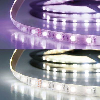 ISOLED LED SIL RGB+KW Flexband 24V DC 19W IP20 4in1 Chip 5m Rolle 60 LED/m