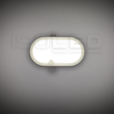 ISOLED LED Kellerleuchte mit HF-Bewegungssensor 10W IP54 weiß neutralweiß,