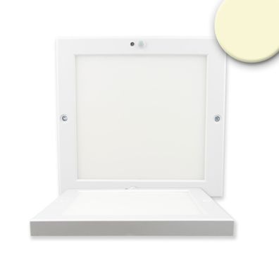 ISOLED Deckenlampe Slim eckig weiß 220x220mm mit PIR-Bewegungssensor 18W Trafo inte