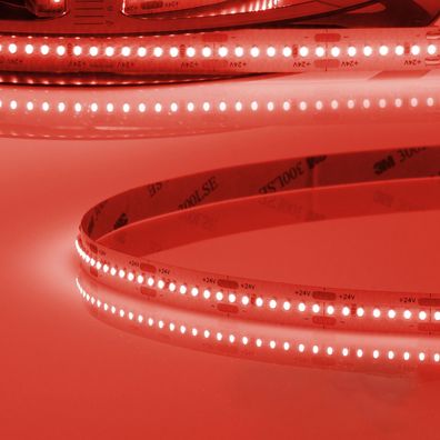 ISOLED LED CRI9R Linear10 Flexband 24V DC 10W IP20 rot 5m Rolle 280 LED/m