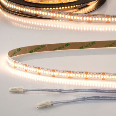 ISOLED LED CRI930 MiniAMP Flexband 24V DC 12W IP20 3000K 250cm beids. 30cm Kabel