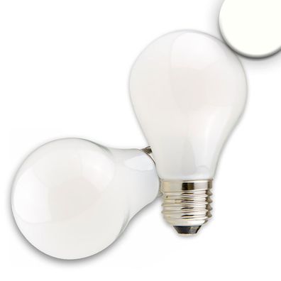 ISOLED E27 LED Birne 8W milky neutralweiß dimmbar