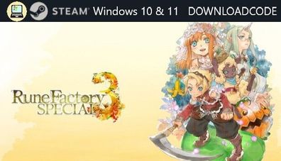 NEU PC Computer Spiel Rune Factory 3 Special für Windows 10 11 STEAM Download