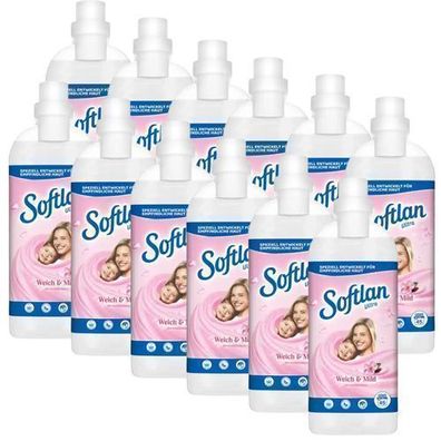 Softlan Weich & Mild Weichspüler - 12x45 Wäschen