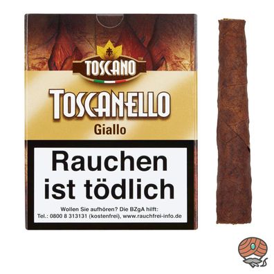 Toscanello Giallo (Vanille) Zigarren - 5 Stück
