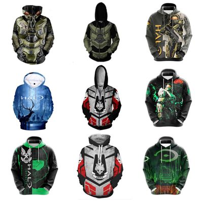 H Infinite 3D Hoodies Cosplay Herren Pullover Sweatshirt Jacke Mantel Kostume