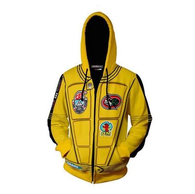 Cosplay Kill Bill The Bride Killer 3D Hooides Jacke Dunne Sweatshirts Mantel Hoodie