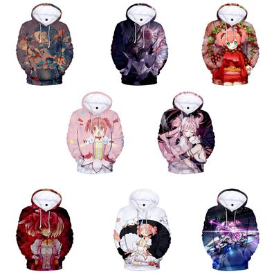 Cosplay Puella Magi Madoka Magica Madoka Kaname 3D Hoodies Sweatshirt Jacke