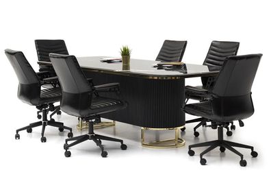 Hochwertig Konferenztisch Meetingtisch Arbeitsplatzmöbel Teamtisch Rechteck