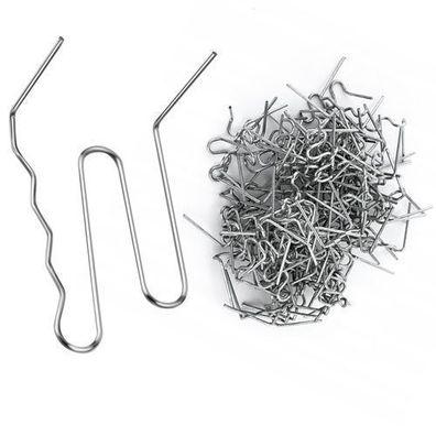 Rosfix Kunststoffklammern Set S 0,8mm – Rund & Flach | 100 Stück, robust