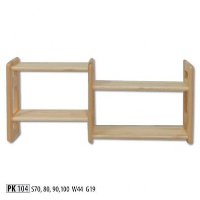 Wandregal Regal Bücherschrank Bücherregal Wohnzimmer Wand Regal Echtes Holz