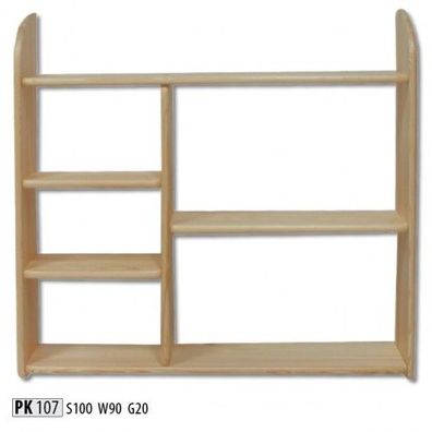 Wandregal Regal Bücherschrank Bücherregal Vollholz Möbel Holz Möbel Handarbeit