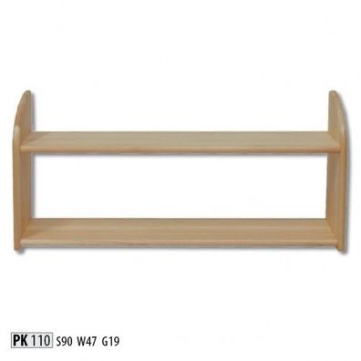 Wandregal Bücherregal Neu Vollholz Kiefer massiv Büroregal Ablage Holz neu