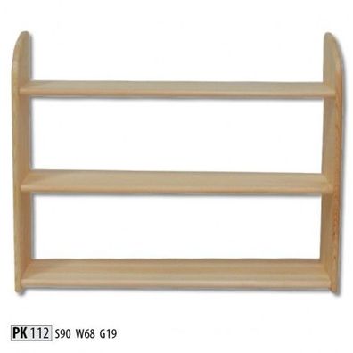 Wandregal Regal Bücherschrank Bücherregal Wohnzimmer Wand Regal Echtes Holz