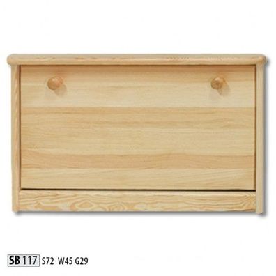 Schuhschrank Fach Kommode Echtholz Massive Möbel Schuhkipper Schuhregal Regal