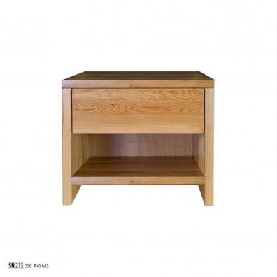 Nachtschrank Nachttisch Nachtkonsole 1 Schublade Massivholz Regal Konsole Eiche