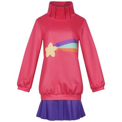 Cosplay Gravity Falls Mabel Pines Hoodies Rocke Kleid Kostume Halloween Anzuge