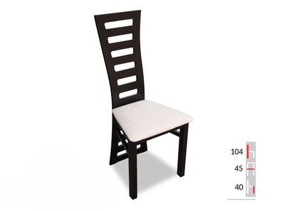 Massivholz STUHL Esszimmerstuhl Designer LEDER STUHL STÜHLE Esszimmerstühle K72