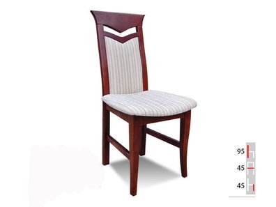 Massivholz STUHL Esszimmerstuhl Designer LEDER STUHL STÜHLE Esszimmerstühle K24