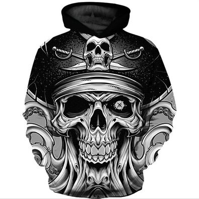 Jungen Madchen Hoodies Sweatshirts Schadel Pullover Geschenk Kinder 3D