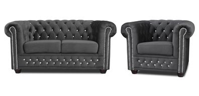 Sofagarnitur 2 + 1 Sitzer Sofa Sitz Couch Polster Garnitur Moderne Couchen Neu