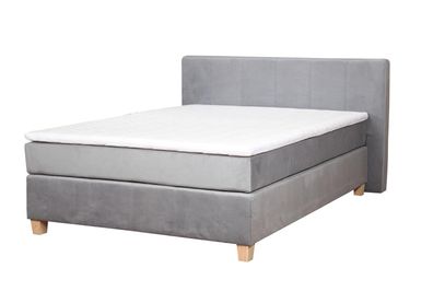 Boxspring Bett Kasten Funktion Hotel Doppel Komplett Set Topper Matratze Betten