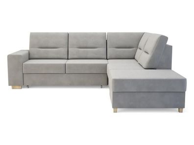 Design Ecksofa L-form Bettfunktion Couch Leder Textil Sofas Eckcouch Kasten Neu
