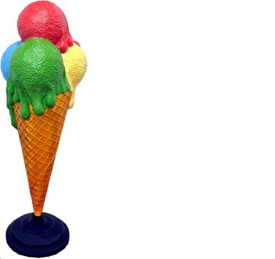 Design Eis Diele Figur Statue Skulptur Figuren Skulpturen Dekoration Deko 160cm