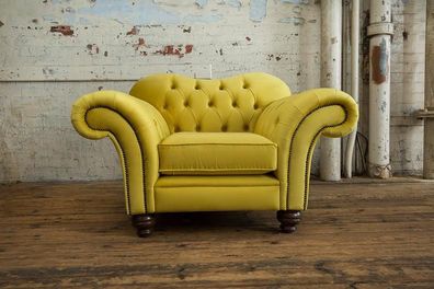 Neue Designer Sofa Sofas Luxuriöse Polster Chesterfield Sessel 1 Sitzer Design