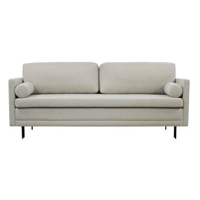 Leder Chesterfield-Sofa in klassischem Design in Schwarz