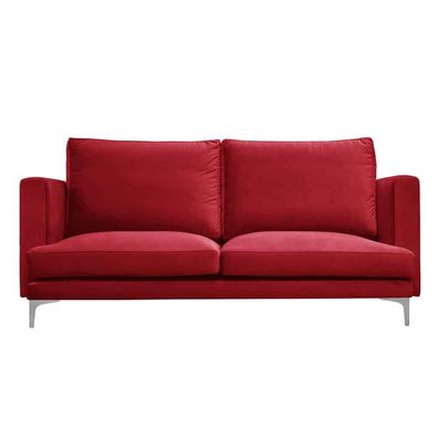 Leder Chesterfield-Sofa modern in Schwarz