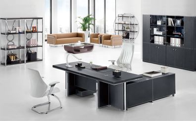 Wandregal links MDF PVC Edelstahl in modernem Design