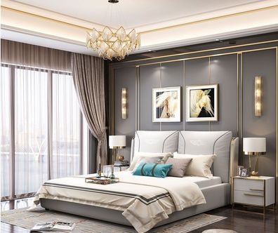 Luxus Schlafzimmer Bett Polster Design Luxus Doppel Hotel Betten Hotel Möbel