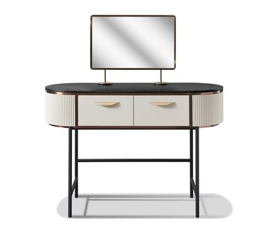 Designer Konsolen Schminktisch Kosmetik Tisch Spiegel Kommode Frisier Tische Neu