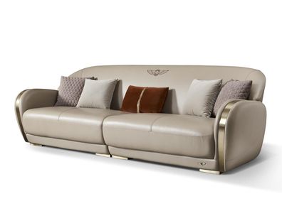 Sofagarnitur Couch Polster Sofa Set 3 + 2 Leder Couchen Sofas Komplett Garnituren