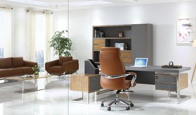Aktenschrank Büro Schränke Profi Einrichtung Firmen Kanzlei Praxis Schrank Leder