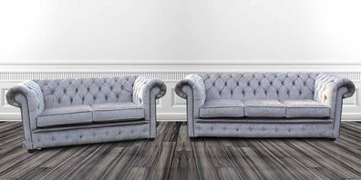 Design Polster Sofa Couch Sitz Lounge Club Garnitur Chesterfield Sofagarnitur